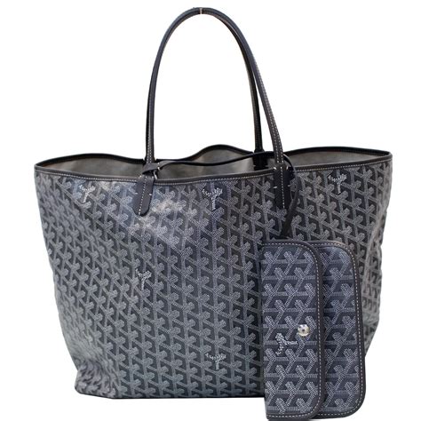 goyard black shopping bag|authentic goyard bag.